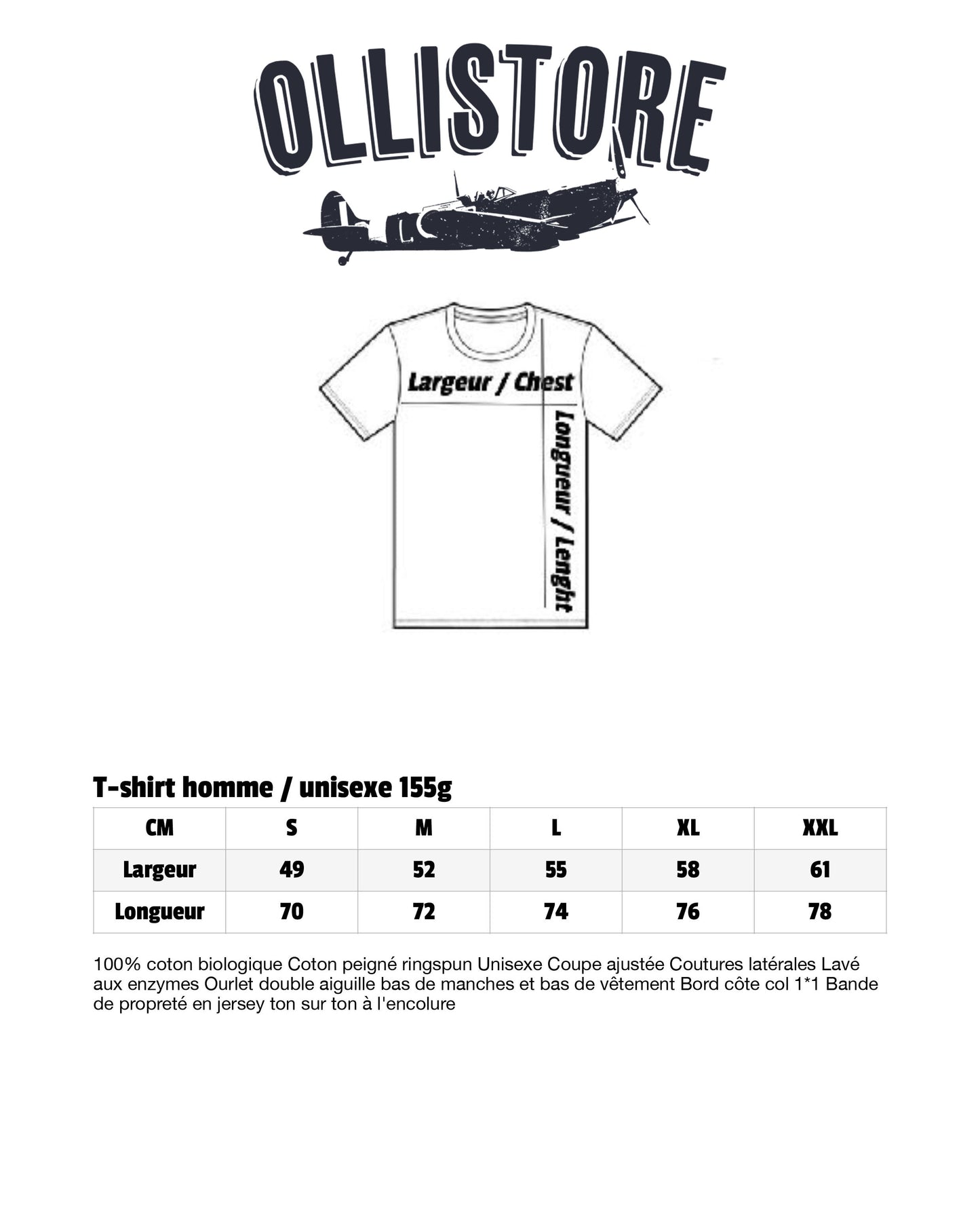 T-Shirt Navy Chance Vought F4U Corsair