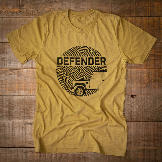 09-T Shirt 4x4 defender graphique